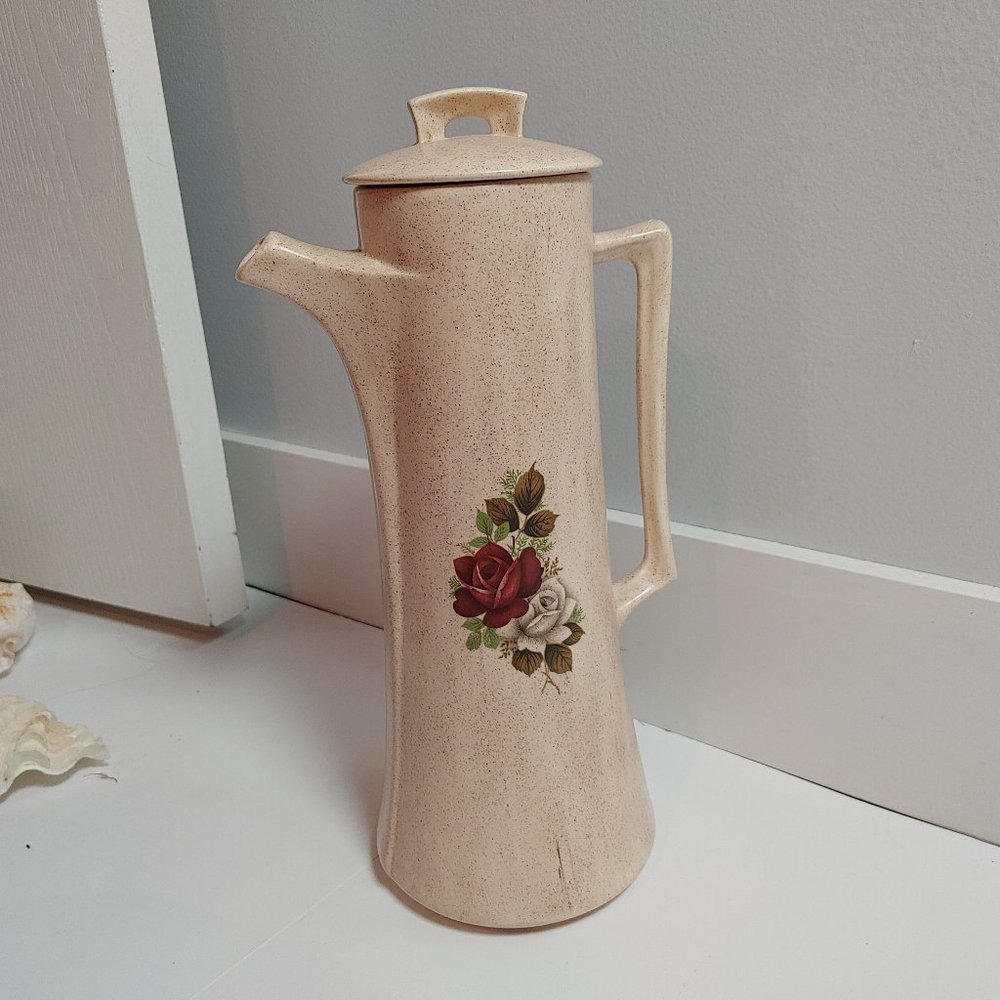 Vintage 1977 Arnels pottery teapot pitcher 12"